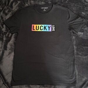 Lucky Brand Pride Lucky Logo Gender Neutral Tee - S